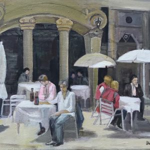 On the terrace